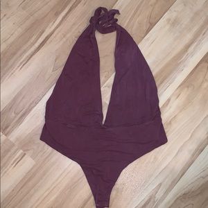 Halter style bodysuit